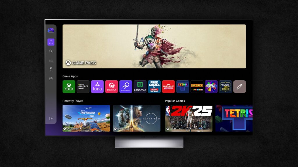 Xbox Game Pass LG Gaming Portal